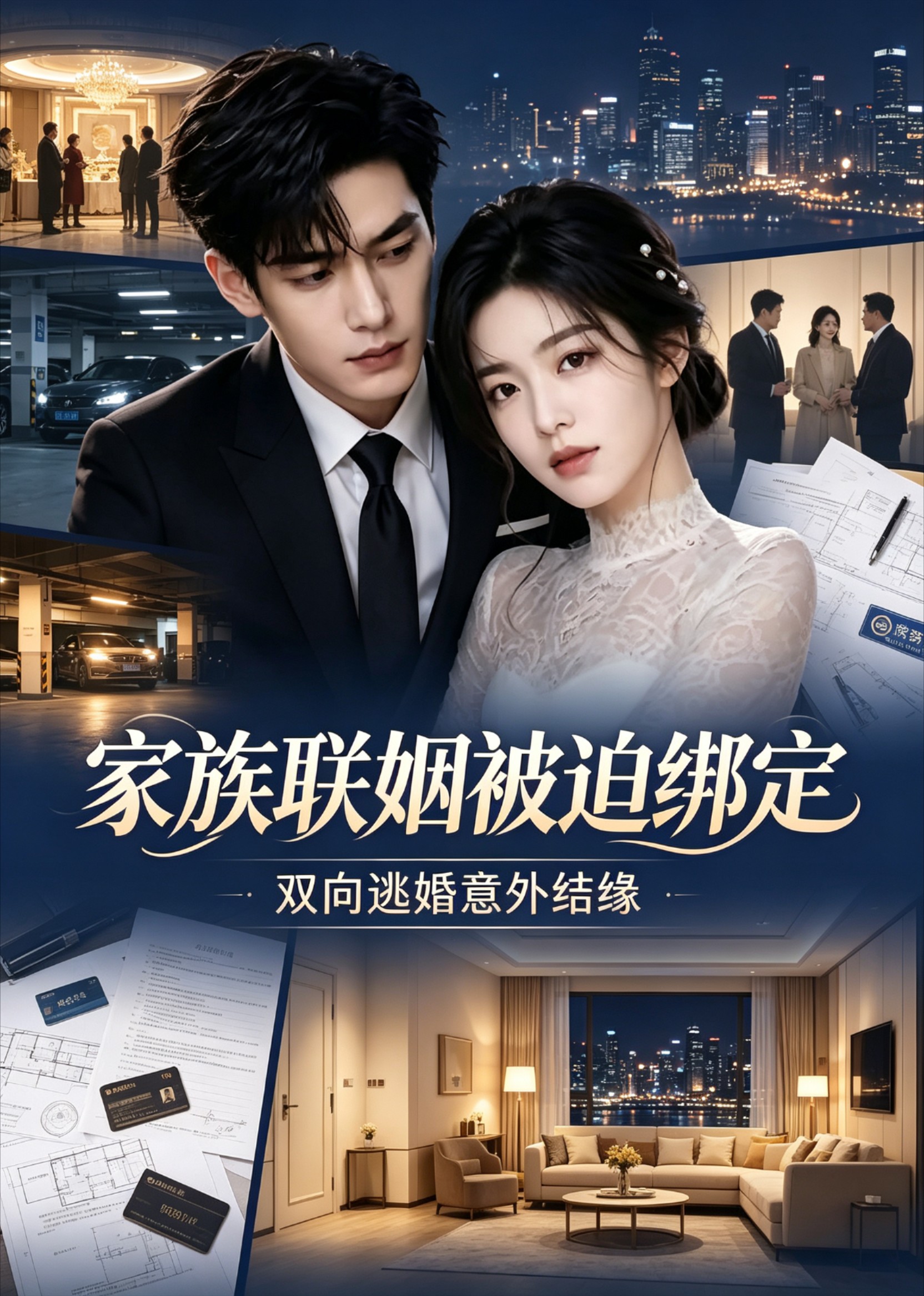 家族联姻被迫绑定，双向逃婚意外结缘(全集)