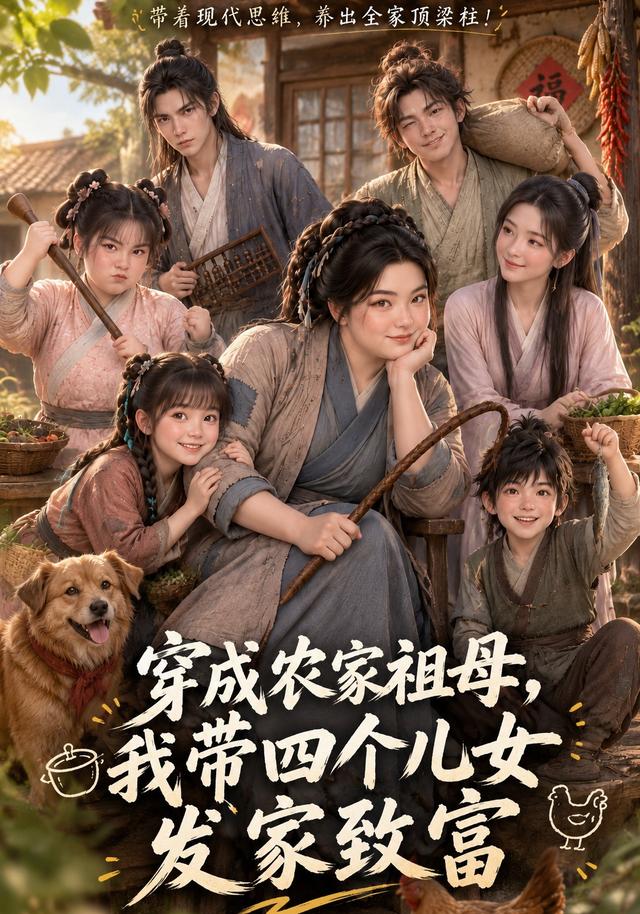 穿成农家祖母，我带四个儿女发家致富(全集)