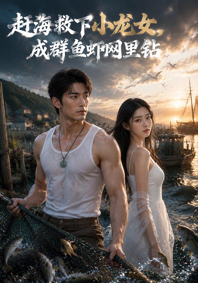 赶海救下小龙女，成群鱼虾网里钻(全集)