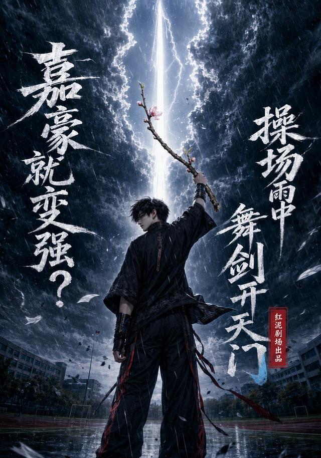 嘉豪就变强?操场雨中舞剑开天门(全集)